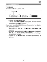 Preview for 23 page of Selve i-R Marki Send Plus Operating Instructions Manual