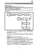 Preview for 27 page of Selve i-R Marki Send Plus Operating Instructions Manual