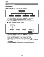 Preview for 64 page of Selve i-R Marki Send Plus Operating Instructions Manual