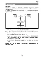 Preview for 71 page of Selve i-R Marki Send Plus Operating Instructions Manual