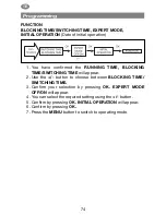 Preview for 74 page of Selve i-R Marki Send Plus Operating Instructions Manual