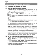 Preview for 76 page of Selve i-R Marki Send Plus Operating Instructions Manual