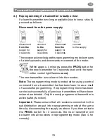 Preview for 79 page of Selve i-R Marki Send Plus Operating Instructions Manual