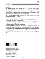 Preview for 171 page of Selve i-R Marki Send Plus Operating Instructions Manual