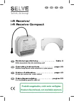 Preview for 1 page of Selve i-R Receive Operating Instructions Manual