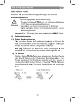 Preview for 13 page of Selve i-R Receive Operating Instructions Manual