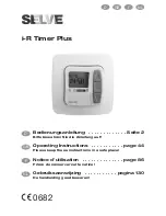 Selve i-R Timer Plus Operating Instructions Manual предпросмотр