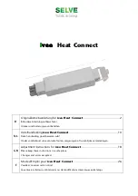 Selve iveo Heat Connect Adjustment Instructions Manual предпросмотр