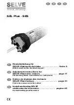 Preview for 1 page of Selve SEL Plus Adjustment Instructions Manual