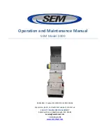 SEM 3000 Operation And Maintenance Manual preview