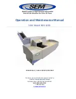 SEM 800-1000 Series Operation And Maintenance Manual preview