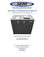 SEM SSD1-HS Operation And Maintenance Manual предпросмотр