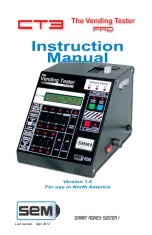 SEM The Vending Tester PRO CT3 Instruction Manual preview