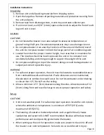 Preview for 6 page of SEMAK CT450 Operation And Warranty Booklet