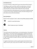 Preview for 12 page of SEMAK CT450 Operation And Warranty Booklet