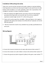 Предварительный просмотр 7 страницы SEMAK MC006 Operation And Warranty Booklet