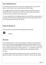 Preview for 10 page of SEMAK MC006 Operation And Warranty Booklet