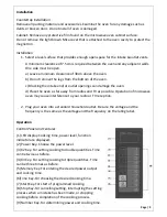 Preview for 9 page of SEMAK MW100011 Operation And Warranty Booklet