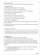 Preview for 10 page of SEMAK MW100011 Operation And Warranty Booklet