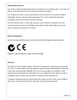 Preview for 16 page of SEMAK MW100011 Operation And Warranty Booklet