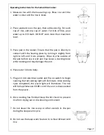 Preview for 7 page of SEMAK RC3011 Operation And Warranty Booklet