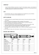 Предварительный просмотр 4 страницы SEMAK VB250 Operation And Warranty Booklet