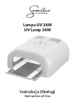 Semilac UV Lamp 36W Instructions Of Use preview