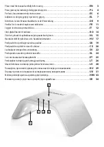 Preview for 2 page of Semilac UV LED LAMP 36 W Instruction Manual And Warranty Document