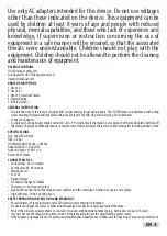 Preview for 3 page of Semilac UV LED LAMP 36 W Instruction Manual And Warranty Document