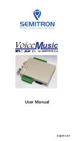 Semitron VoiceMusic User Manual preview