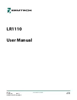 Предварительный просмотр 1 страницы Semtech LoRa Edge LR1110 User Manual