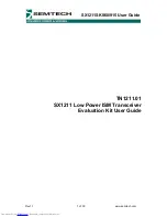 Semtech SX1211-11SKA868 User Manual preview