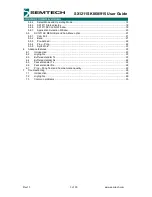 Preview for 3 page of Semtech SX1211SK User Manual