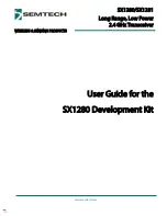 Preview for 1 page of Semtech SX1280 User Manual