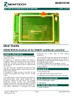 Предварительный просмотр 1 страницы Semtech SX8651EVK User Manual