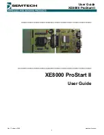 Semtech XE8000 ProStart II User Manual preview