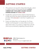 Preview for 3 page of Sena 10C PRO Quick Start Manual