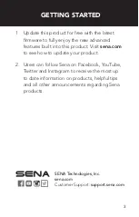 Preview for 4 page of Sena 21711202 User Manual