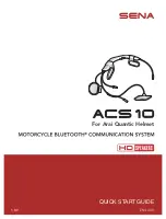 Sena ACS 10 Quick Start Manual preview