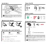 Sena AGV Remote Control Quick Start Manual preview