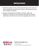 Предварительный просмотр 3 страницы Sena Expand Boom Quick Start Manual