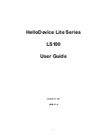 Sena HelloDevice LS100 User Manual preview