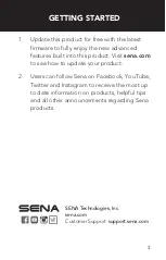 Preview for 3 page of Sena +MESH Quick Start Manual