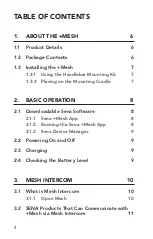 Preview for 4 page of Sena +MESH Quick Start Manual