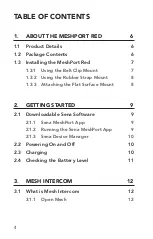 Preview for 4 page of Sena MESHPORT RED Quick Start Manual