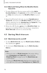 Preview for 16 page of Sena MESHPORT RED Quick Start Manual