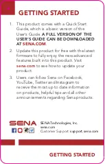 Preview for 3 page of Sena MOMENTUM EVO Quick Start Manual