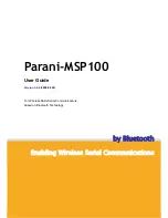 Preview for 1 page of Sena Parani-MSP100 User Manual