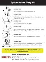 Предварительный просмотр 8 страницы Sena SMH10 Quick Start Manual