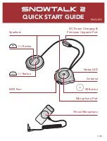 Sena Snowtalk 2 Quick Start Manual предпросмотр